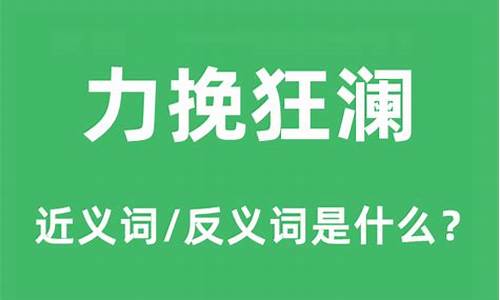 用化险为夷和力挽狂澜造句子怎么写_化险为夷照样子写词语